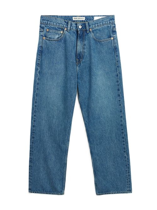 Jeans Third Cut Blue Tech Wash Denim Our legacy Our Legacy | M4225TBTBLUE TECH WASH DENIM